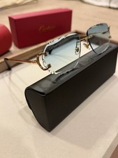 cartier brille blau Diamond