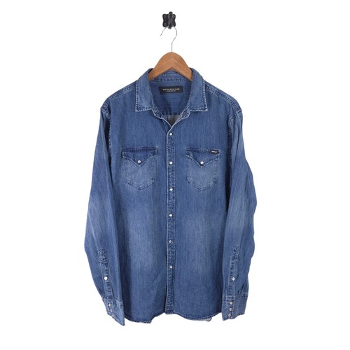 Herren replay jeanshemd - replay,