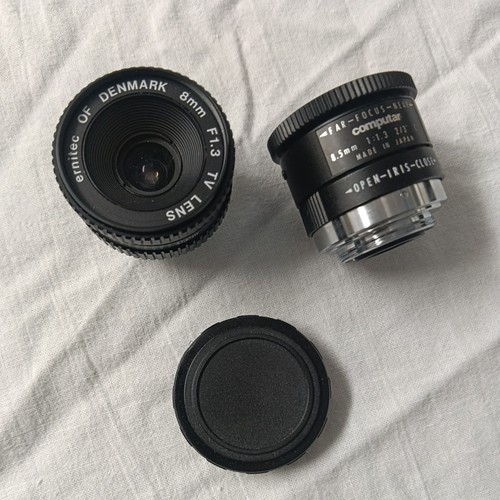Objektive 8mm 5 mm tv - objektive, 8mm/