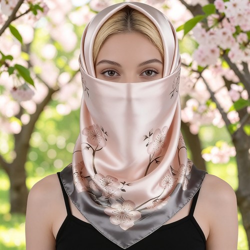 Eleganter damen seidenschal - eleganter,
