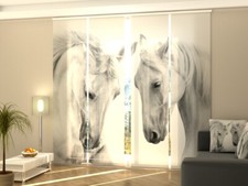 Foto-Schiebegardine weiße