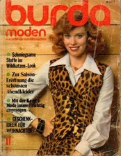 Burda Moden 11/1974 Schmiegsame Stoffe im Wildkatzen-Look