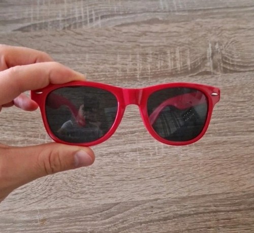 Sonnenbrille rot unisex - rot,