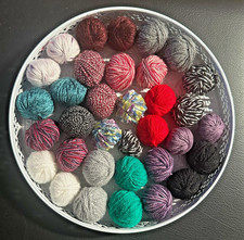 Wollreste zum Basteln Stricken