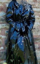 Regenmantel Gr M Retro Vinyl