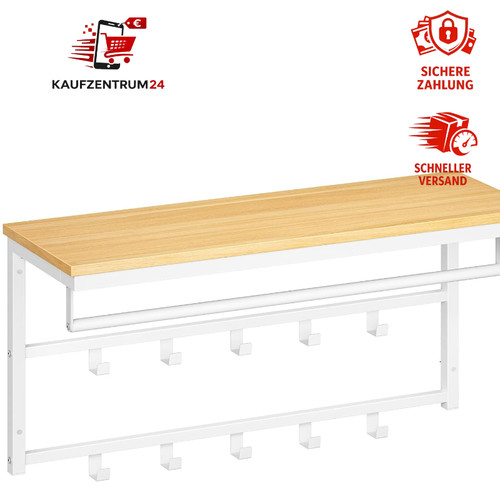 Wandgarderobe mit ablage und - mit,