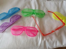 Spass Brille, aus Kunststoff, 6 Stück