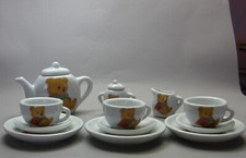 BÄRCHEN Vintage Altes Kinder Teeservice Puppenküche 60/70er Jahre k1