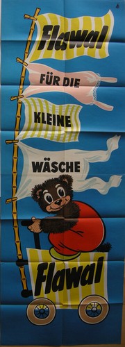 Plakat waschmittelwerbung - plakat,