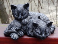 Steinfigur Tierfigur Katze