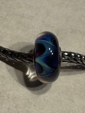 Trollbeads retired Wave of Dreams glass bead