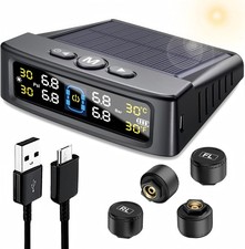 Wireless Solar TPMS LCD Car