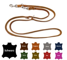 Hundeleine Fettleder kleine Hunde / große Hunde 2m / 2,40m / 2,80m / 3,50m / 5m 