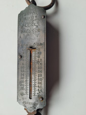 Alte Metall Zugwaage Federwaage SALTERS SISTEM POCKET BALANCE bis 25 kg