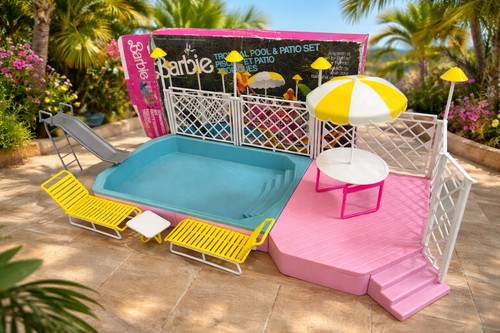 Barbie pool und terrasse - barbie,