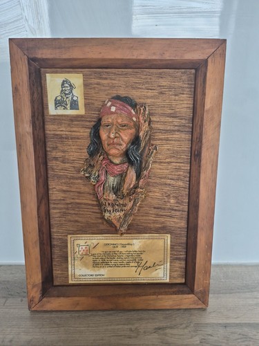 Geronimo vintage gerahmte harz - vintage,