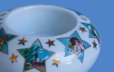 PORZELLAN TEELICHTHALTER - TISCHLICHT - KERZENLEUCHTER - STERNTHALER - ARZBERG