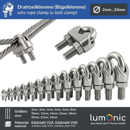 100x drahtseilklemme - 1-100x,