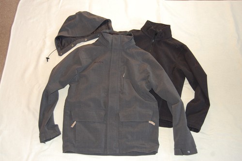 Vaude 3in1 jacke herren grau - jacke,