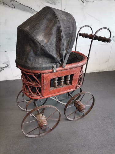 Puppenwagen antiquität antik - puppenwagen,