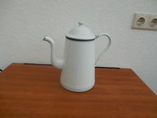 Alte Emaille Kanne Wasserkanne