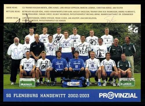 Mannschaftskarte flensburg - sg,