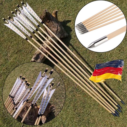 12x holzpfeile jagdpfeile - 12x,