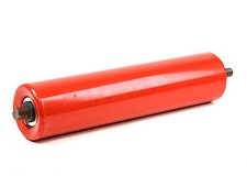 Tragrolle Förderrolle Ø 88,9 mm Förderbandrolle RL 380 mm Stahl Transportrolle