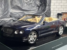 1:18 *BOXED* MINICHAMPS BENTLEY CONTINENTAL GTC (DARK SAPPHIRE) RHD MODELLAUTO!!