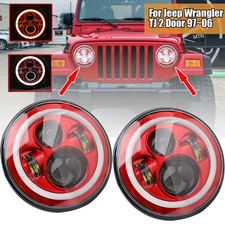 2x Angel Eye Halo Headlights