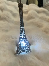 Kleiner Leuchtender Eiffelturm , Souvenir , Silber, Metal