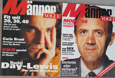 Männer Vogue (Zeitschrift)  Februar 1993 & Januar 1994 ! TOP und RARE !