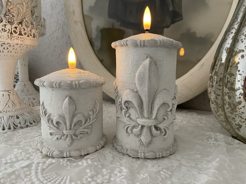Shabby deko led kerzen - shabby, 2