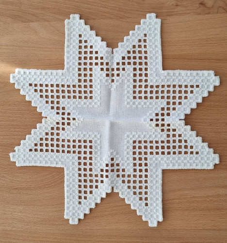 Hardanger deckchen handarbeit - hardanger,