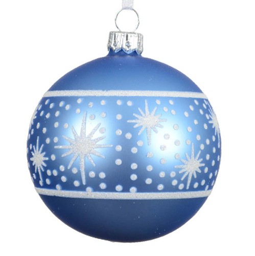 Weihnachtskugel himmelblau mit - weihnachtskugel,