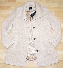 ZERO Mantel Gr.42 beige natur weiß meliert Wolle Set ++Neu++