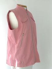 Gina Laura Lined PINK ZIP UP