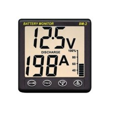 Nasa Clipper Batteriemonitor BM-1 Batterieanzeige mit Shunt und Kabel NEU 12VDC