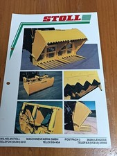 Prospekt Stoll silage schneidzangen Sprache:D Brochure Traktor schlepper  13