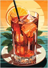 Negroni Poster - Cocktail