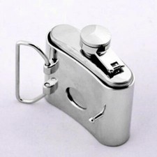 Buckle mit kleinem Flachmann