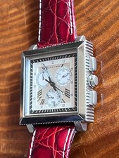 CARVEN Paris Vintage Herrenuhr Miyota werk Quarz Lederarmband