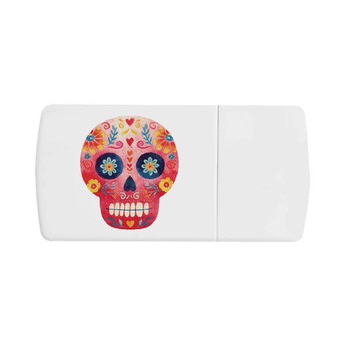 Pillendose sugar skull mit - pillendose, "sugar