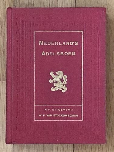 Nederland adelsboek - nederland's,