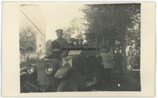 Orig. Foto Offiziere mit Pkw