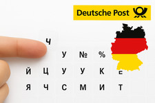 Russische Tastaturaufkleber Kyrillisch Русские наклейки Transparent PC Laptop