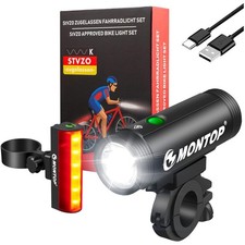 Fahrradlicht Set USB LED  KBA
