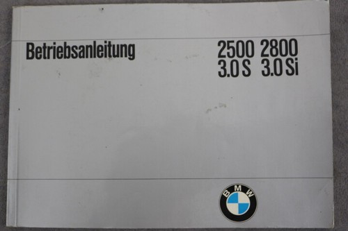 Bmw 2500 2800 3 0s - , 3,0s