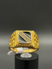 SIEGELRING Gold mit schwarzem