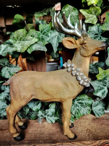 Hirsch figur rehbock reh braun - figur,